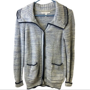 Victoria’s Secret Blue Zip Up Cardigan Sweater S